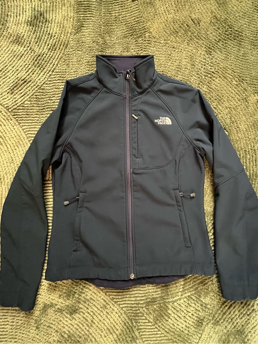 Navy Blue North Face Jacket